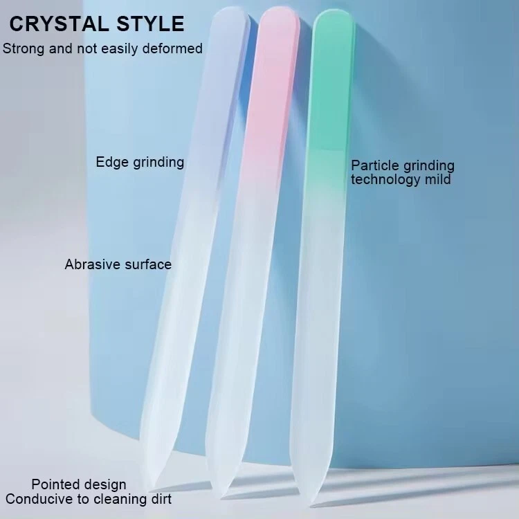 Vanfa 玻璃指甲锉 3 件套天然指甲 — 第 4/4 张图片