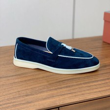 Women's Suede Loafers Flat Casual Pumps Slip On Shoes Men's Plus Loafers Shoes