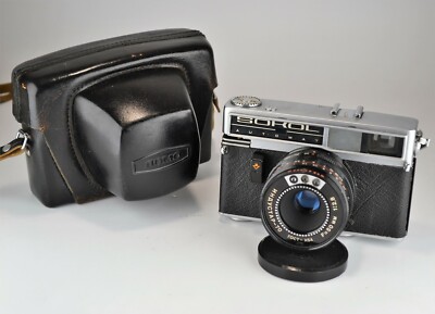 NEAR EXC! 1977 EXPORT USSR ''SOKOL'' AUTOMATIC camera + INDUSTAR-70 lens, f2.8/50
