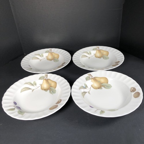4 MIKASA Bowls 9" Rimmed Cereal Soup Pasta Round Dishes CAJO5 MAXIMA BELLE TERRE - 第 1/6 張圖片