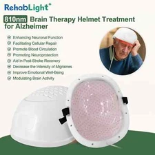 Medical Photobiomodulation Helmet Chronic Depression Home Treatment 280 Diodes