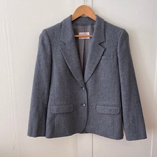 Vintage Pendleton Women's Blazer Jacket Wool Petite SZ 8 Made in USA Y2K Classic