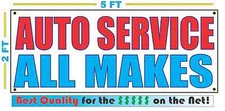 AUTO SERVICE ALL MAKES Banner Sign NEW Larger Size Best Quality for The $$$