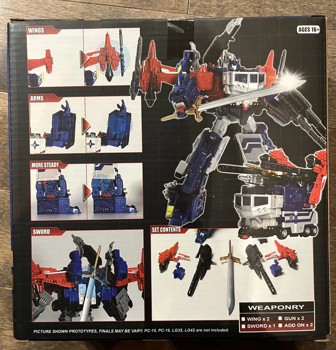 Transformers Perfect Effect Combiner PC-18 Upgrade GOD JINRAI