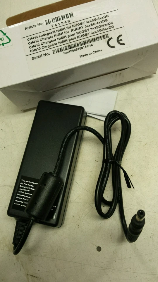 LEICA GEOSYSTEMS RUGBY 300 320 400 410 420 BATTERY CHARGER 741349