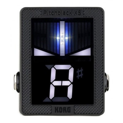 Korg PB-XS Pitchblack X Pedal Chromatischer Tuner, schwarz