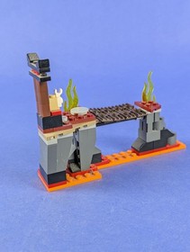 LEGO NINJAGO Lava Falls 70753 Incomplete Set Pre-Owned
