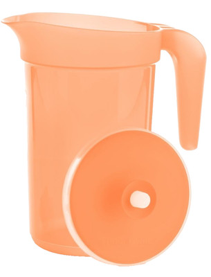 Tupperware 1 Gallon Push Button Pitcher Sheer Peach Color New