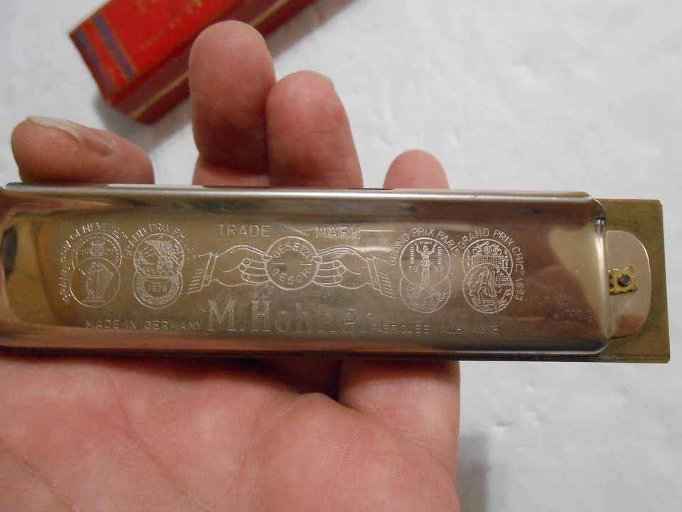 Vintage Marine Band M.Hohner 1896 20 Key C Harmonica Hand Made In Germany - Image 3 of 4