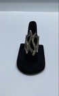 Robert Lee Morris Sterling Silver/Bronze Mixed Metal Open Work Modernist Ring — photo 1