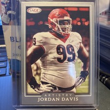 2022 Sage Artistry Silver Jordan Davis #18