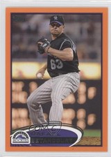 2012 Topps Factory Set Orange /190 Rafael Betancourt #444 0c6