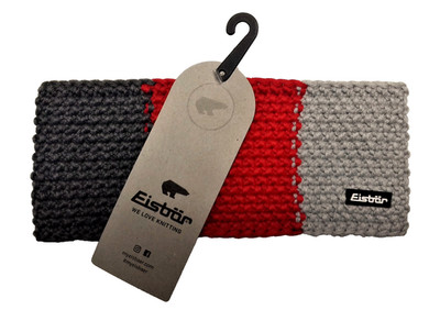 Eisbär Stirnband Wollmütze 10cm hoch Skimütze Neu mit Etikett!