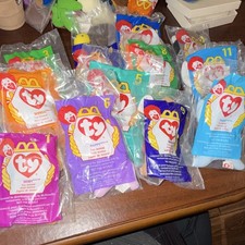 Ty Beanie Babies McDonald's Happy Meal Toys Lot 1998 complete set Sealed
