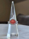 Bomb Party RBP6145 Live For Today Lab Created Carnelian Fused Genuine Quartz Sz6 — photo 1
