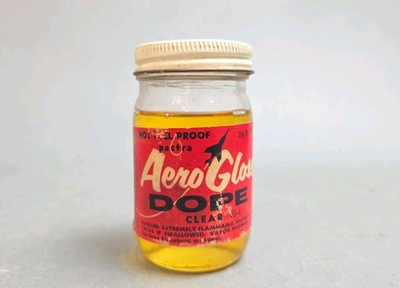 #ad Pactra Aero Gloss Dope 65 4 Clear Hot Fuel Proof Model Paint 3.5 oz Jar $23.95