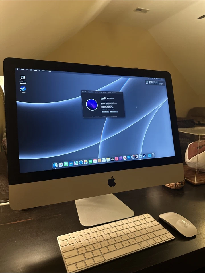 Apple iMac Retina 4K 21.5" 2017 Quad-Core i5 3GHz, 8GB RAM, 1TB Storage - Image 2 of 4