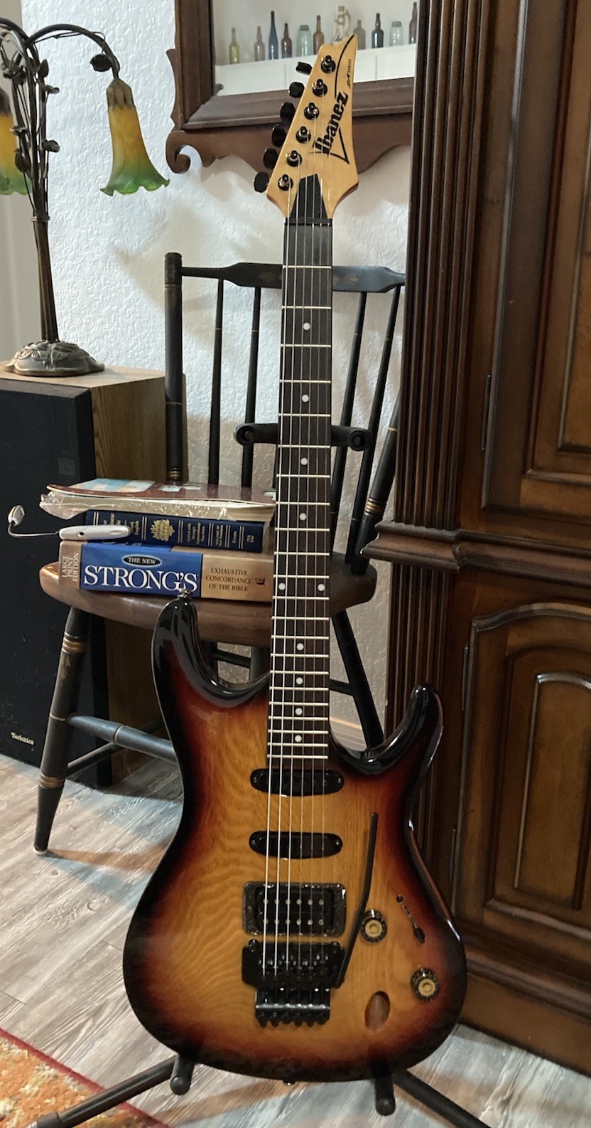 SALE! Killer, Custom & Rare 2004 Ibanez SA160AH-TFB - Custom Lawsuit Retro-Fit!