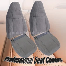 For 2003 2004 Chevy Express & GMC Savana Van Driver & Passenger Cloth Seat Cover