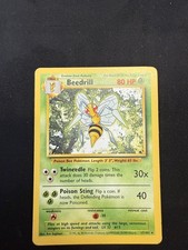 Beedrill - 17/102 - Pokémon card - Base Set - WOTC - Rare - LP