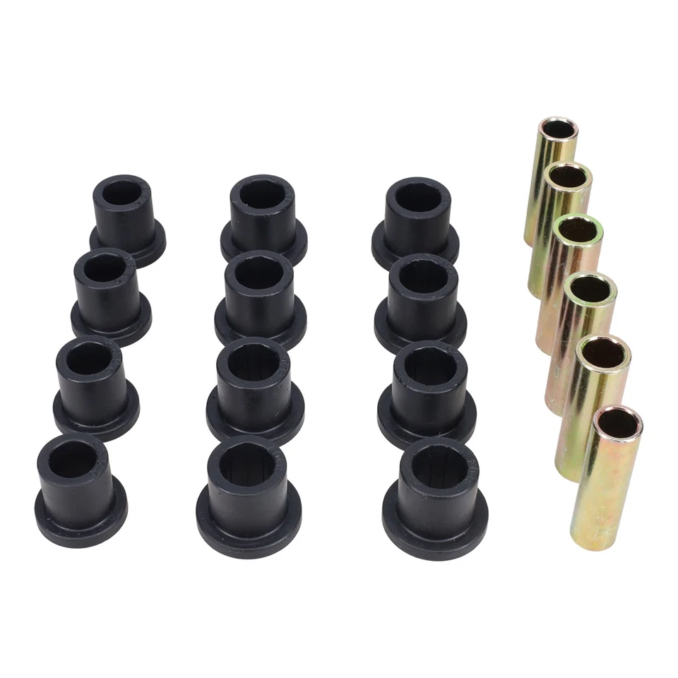 Juego de bujes de resorte de hoja trasera Polygraphite® 1966-1977 Ford Bronco NUEVO Foto 2 de 4