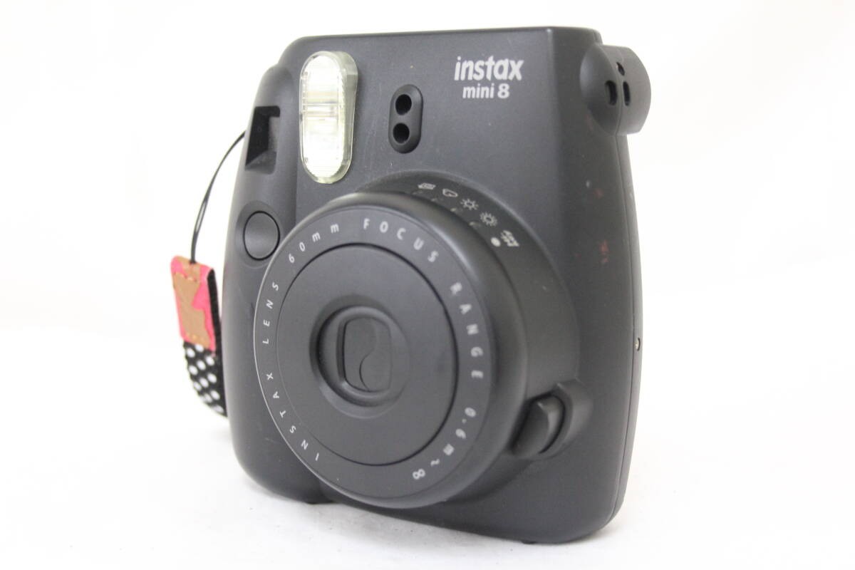 Fujifilm Instax Mini 8 Instant Camera in Black with 60mm Lens