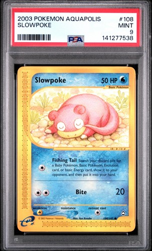 Slowpoke graded PSA 9 for sale on eBay