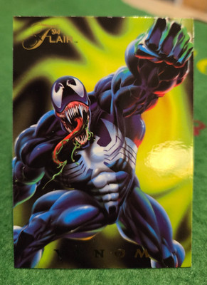 1994 Marvel Flair   Venom Power Blast Insert Chase Card #7 of 18 Rare