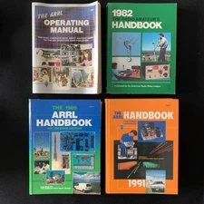 Lot of 4 - The ARRL Operating Manuel & Handbook for the Radio Amateurs 1982-1991