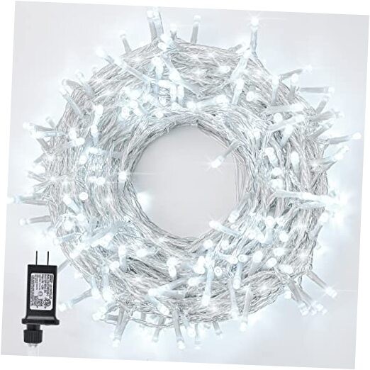 800LED 330FT Cool White Outdoor Christmas Fairy String Lights