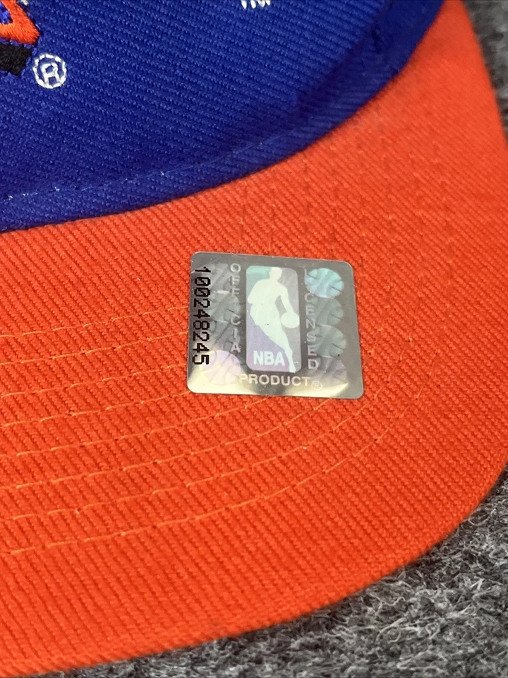 Gorra de colección New York Knicks SnapBack azul/naranja Foto 4 de 4