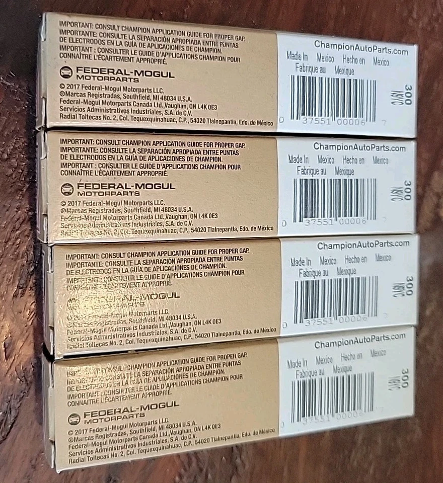 4 Bujías Champion Copper Plus N9YC 300 Audi BMW VW Mercedes Benz Yamaha Foto 4 de 4