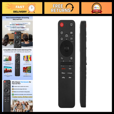 Universal Smart TV Remote Replacement, Voice & Pointer Function, Compatible with