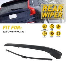 Rear Wiper Blade and Arm Set for 2016 2017 2018 Volvo XC90 Back Windshield Wiper