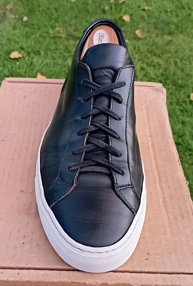 Common Projects Achilles Low Black 43 EU 10/10.5 US Mens 1658 COA EUC $450 - Image 4 of 4