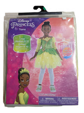 Disney Licensed Tiana Classic Girl Costume Child Medium 8-10 New