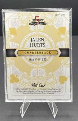 Jalen Hurts 2024 Wild Card SDPH-JHN 5 Card Draw ACE 1 of 1 | eBay