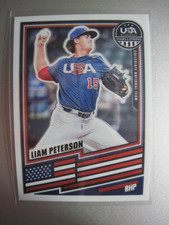 2026 USA Baseball Stars and Stripes Prizm #38 Liam Peterson