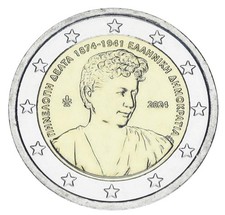 Greece 2 Euro 2024 Bimetal UNC 150th Anniversary of the Birth of Penelope Delta