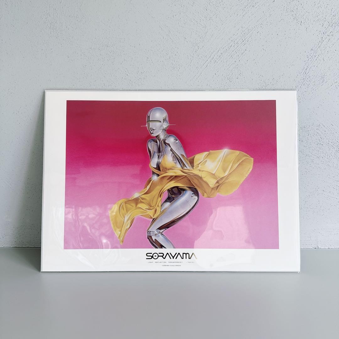 Hajime Sorayama Solo Exhibition TOKYO A3 Poster Marilyn Monroe
