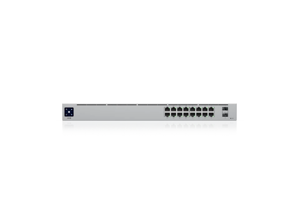 Ubiquiti Standard 16 PoE, 16-port Layer 2 PoE Switch (USW-16-POE (42W)) - Image 3 of 4