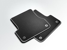 Audi A8 D4 Rear Carpet Floor Mats Black Premium GENUINE ACCESSORY 4H0061276 MNO