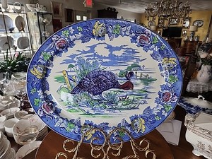 Woods Burslem Turkey Plate for sale | eBay