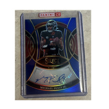 Panini 2025 Select Football Michael Penix Jr. Signatures Blue Auto /149