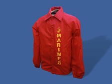 U.S MARINE CORPS VINTAGE MILITARY JACKET WARM UP WIND BREAKER LINED USA MADE NOS