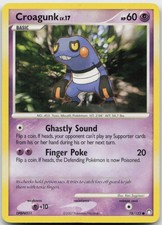 Croagunk 78/123 Common Mysterious Treasures Pokemon LP