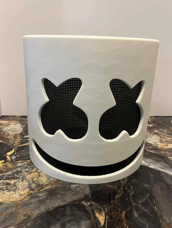 Replica Marshmello HARD Helmet 1:1 Scale Cosplay Prop DJ Mask Costume Halloween - Image 4 of 4