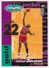 1995-96 Collector's Choice Crash The Game GOLD #C1 Michael Jordan Feb 22 Card