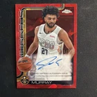 Jamal Murray 2025 Topps Chrome Basketball Red Sapphire Autograph 5/5 Nuggets