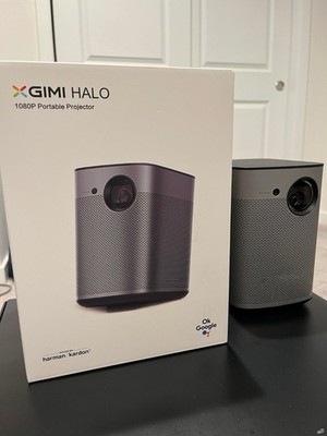 XGIMI Halo+ 1080p FHD 900 Lumens Portable Projector - Gray